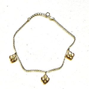 Vtg Fleur De Lis Bracelet